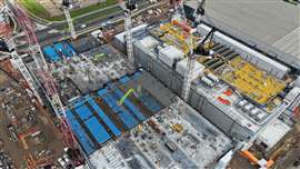 Construction of a large data centre from above (Image: GoAerials via AdobeStock - stock.adobe.com)