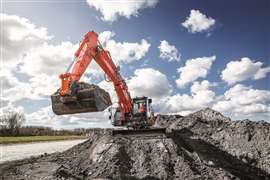 Quaranta says that he wants more technology to be factory-fitted on their equipment in the future. Image: Hitachi 