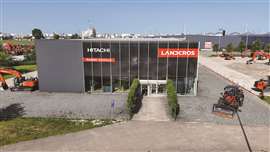 The new Landcros branding will come into effect in April 2027. Image: Hitachi 