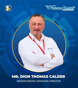 Dion Thomas Calder - Location de matériel au Vietnam