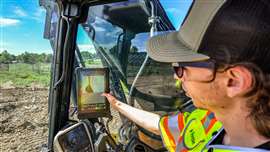 Trimble has launched a lower-cost configuration of its Earthworks grade control platform for excavators