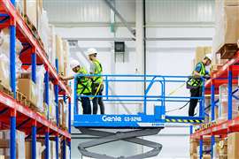 Genie redesigns slab scissor line