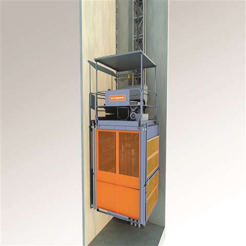 Alimak Group's LSH construction hoist