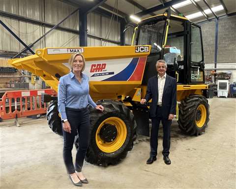 Karen Greenshields, GAP Group's Managing Director - Technical and Environmental Services with Spartan's CEO Jim Green.