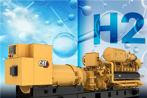 Caterpillar hydrogen generator set