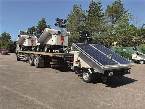MHM ST-9 Solar Powered Lights on the way to site