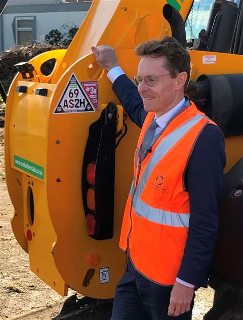 Andy Street, Andy Street, Mayor of the West Midlands - inspecting CESAR ECV 