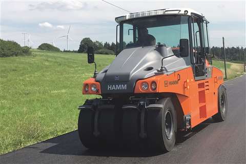 HAMM pneumatic-tyre roller