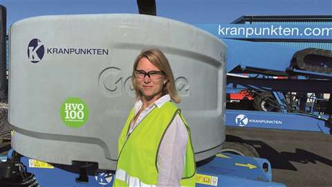 Kranpunkten Sustainability manager Petra Lampa