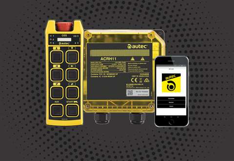 Autec's LIFT handheld remote control system