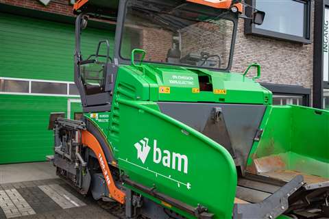 A Bam Group asphalt machine.