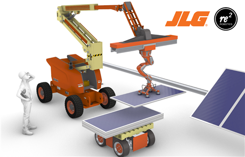 JLG-RE2 Solar Project MEWP 