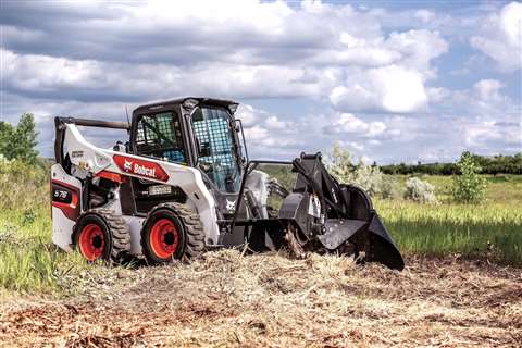 A Bobcat S76 C skid steer