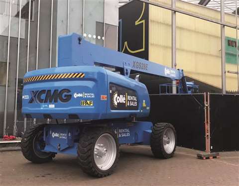 XCMG’s 28 m telescopic boom