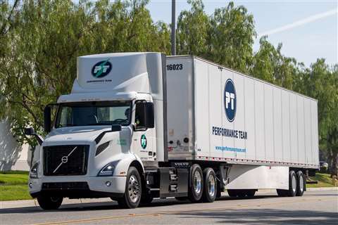 Volvo VNR Electric for Performance Team