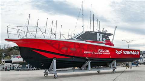 Yanmar fuel cell demonstrater
