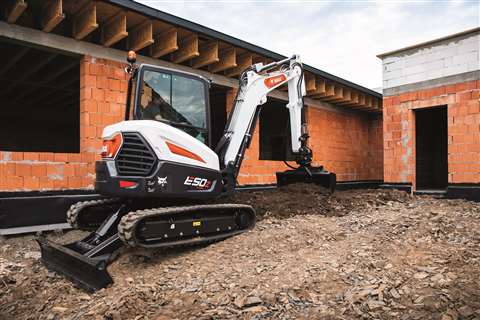 Bobcat’s rental-friendly E50z model.