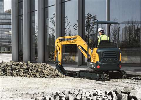 The R18-9AK compact excavator (Photo: Hyundai)