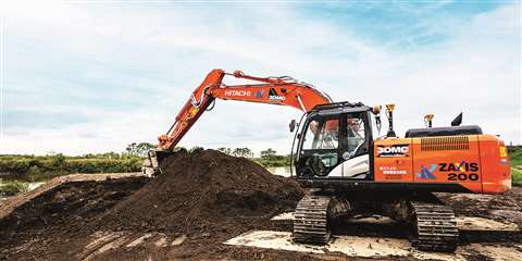 Hitachi Construction Machinery says hydraulic excavator utilisation is high, especially for the ZX200 model with ICT technology. 