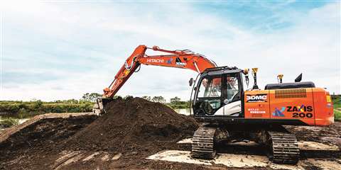 Hitachi Construction Machinery says hydraulic excavator utilisation is high, especially for the ZX200 model with ICT technology.