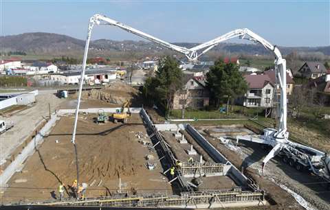 CIFA K56L concrete pump truck