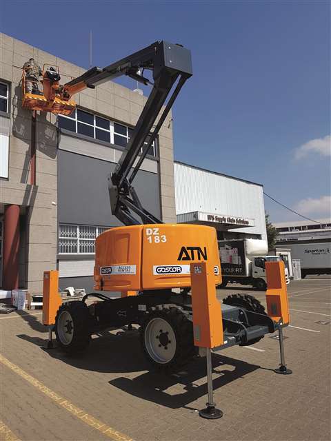 A boom lift from French manufacturer ATN.