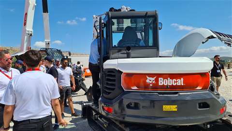 Bobcat stand in Hillhead fair