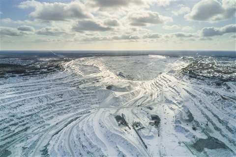 Labyrinth Gold Project site in Canada.