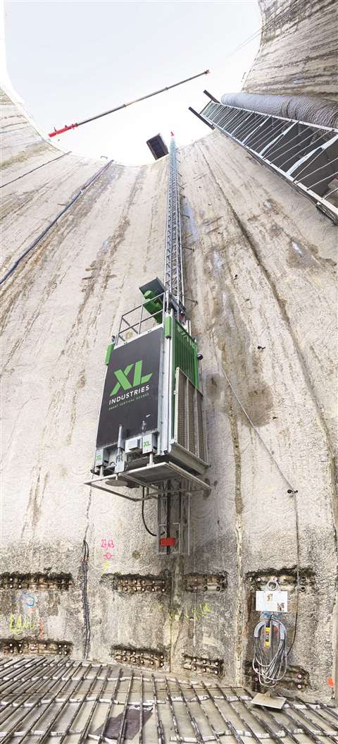 The XE5 top-down hoist from XL.