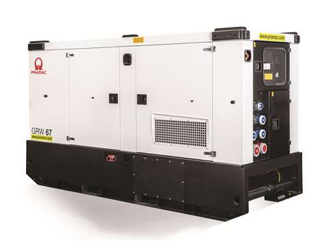 A close up image of a power generator