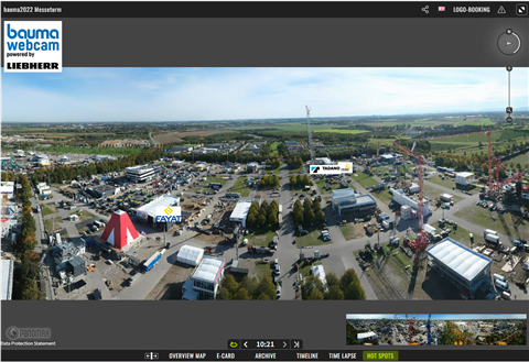 Bauma webcam