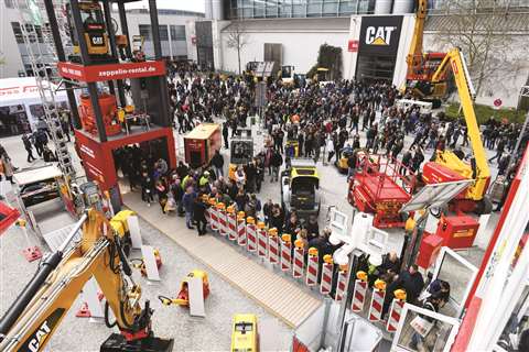 The Cat stand at Bauma