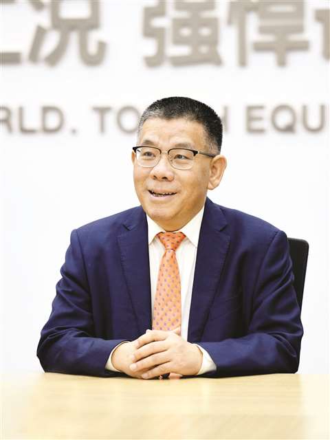 Zeng Guang’an, chairman and CEO of LiuGong.