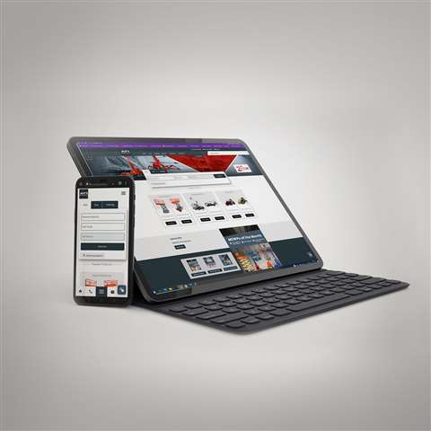 A mobile phone and laptop with the AFR Rentals website on