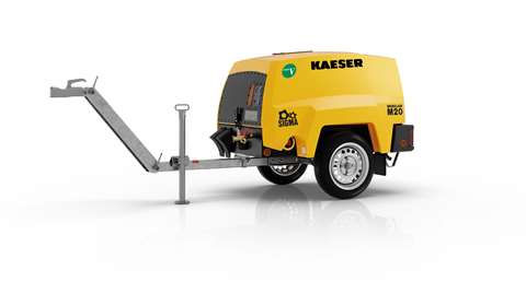Kaeser M20 portable compressor