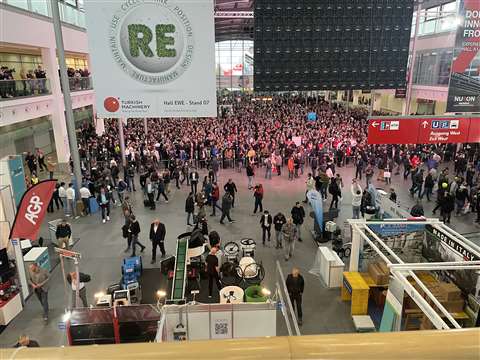 The show floor at Bauma