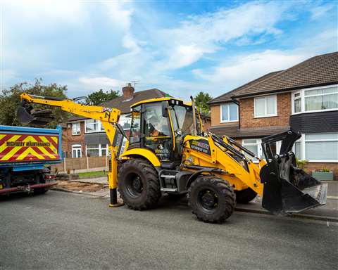 One of H&C Plant Hire's new JCB 3CX Prop Sitemaster backhoe loaders