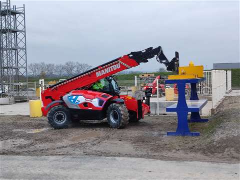 Manitou Hydrogen telehandler prototype