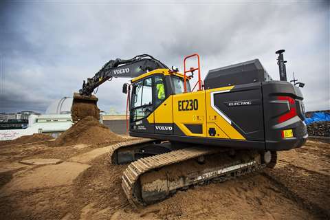 Volvo CE electric excavator