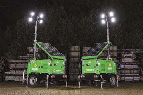 The Trime X-Solar lighting tower