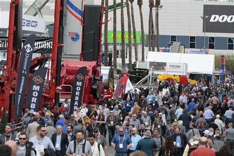 Crowds gather at Conexpo 