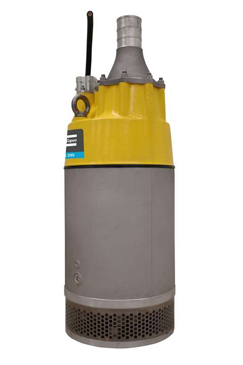 Atlas Copco's WEDA D95 submersible, electric pump
