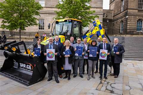 Partners from SPAACE at the launch of the first crime prevention campaign at St James Quarter, Edinburgh 3