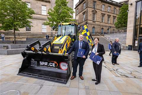 Callum Mackintosh, President of the SPOA and Carly Bryce, Police Sergeant from National Rural and Acquisitive Crime Unit 2