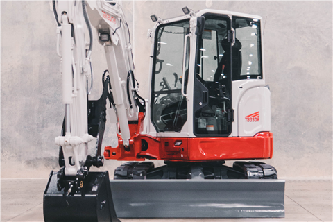 Takeuchi extends its short tail swing excavator range