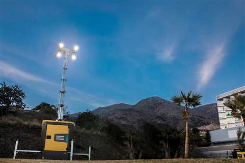 Atlas Copco HiLight Z3+ light tower application