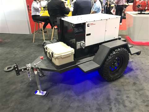 Cummins launch the new 12kW C12D6RE mobile genset at the ARA Show 2020