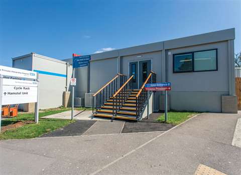 Portakabin Hire completed the new 20-bed ward facility at Princess Alexandra Hospital in less than t