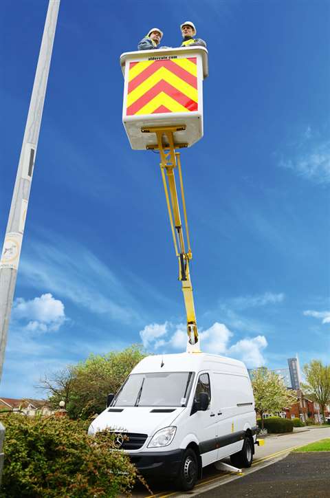 UK-based Aldercote is introducing a new range of van mounted platforms in October. 

