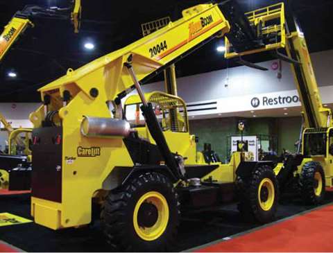 Rental companies have scaled back their investment in telehandlers in 2007 because of the US housing